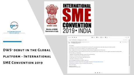 DWS’ debut in the Global platform – International SME Convention 2019