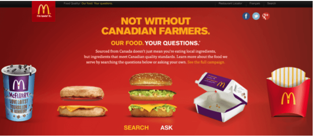 McDonaldās Q&A Sessions