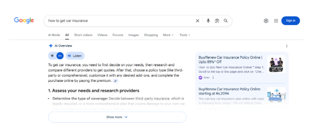 AI optimized content