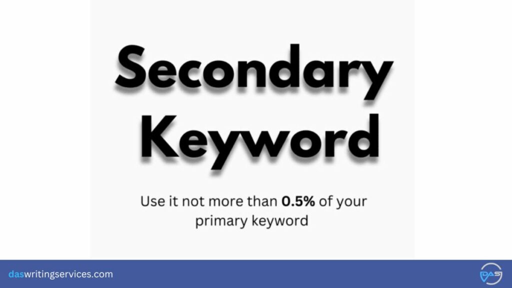 Secondary Keywords usage