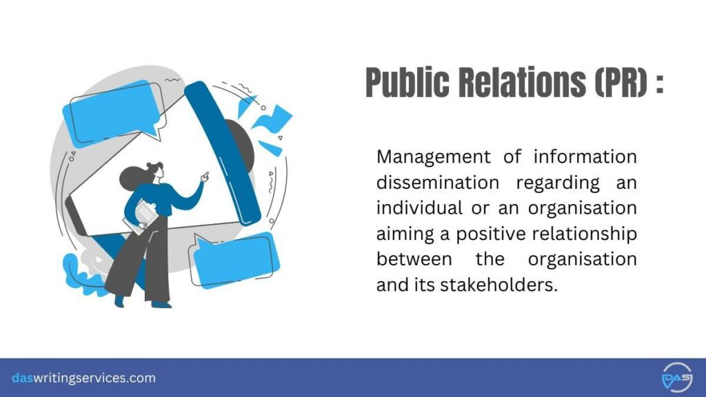 definition of public relations (PR)