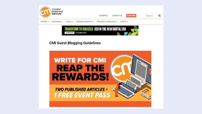 CMI guest posting