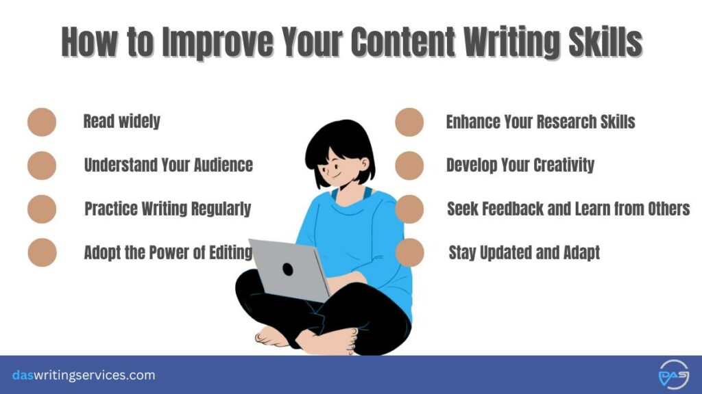 how to improve skills of content writer 
