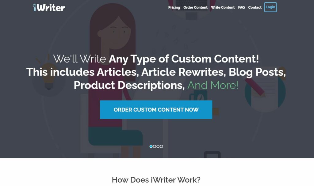 iWriter content writing companies in USA