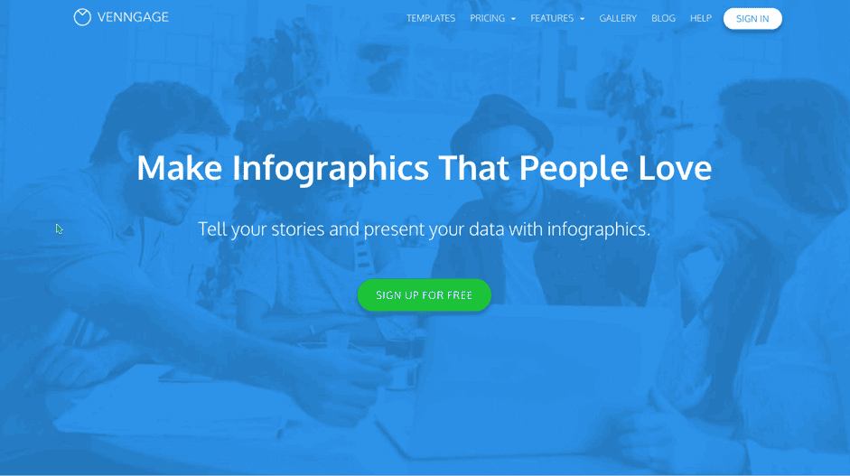 Venngage content marketing example