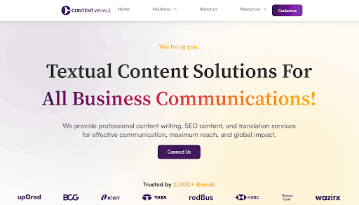 content whale content marketing service