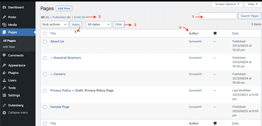 how to create pages