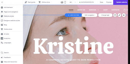blogging platform