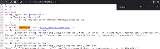 canonical tags for duplicate content