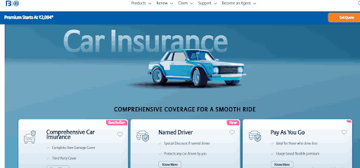 Bajaj Allianz content strategy