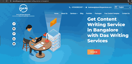 location page content