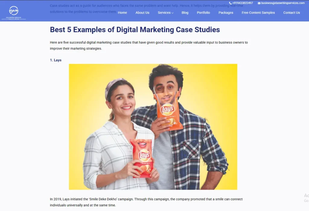 Case Studies Blog Posts