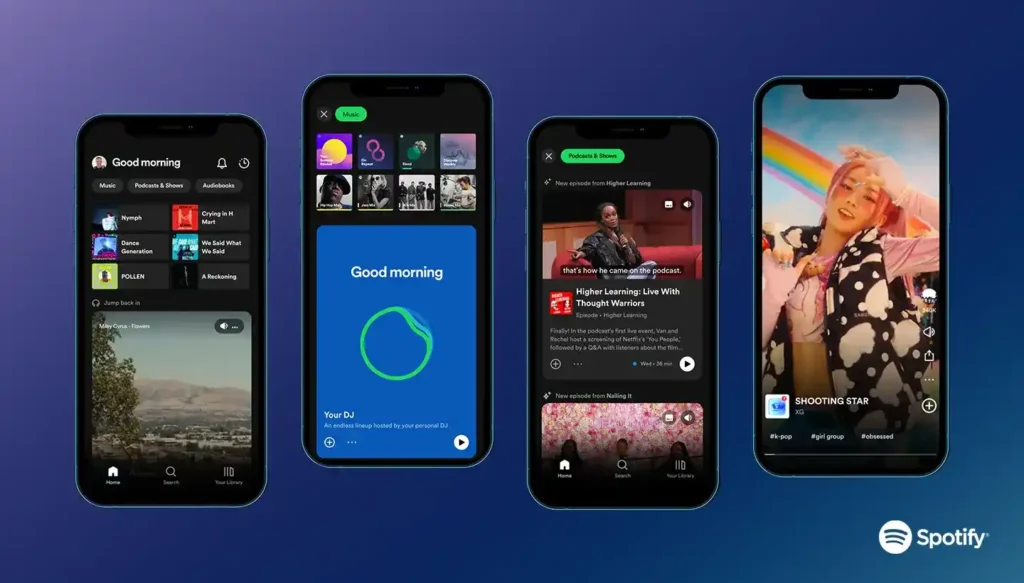 content experience of spotify