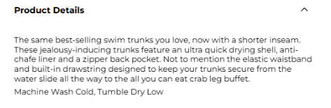 product description with humor