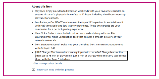 product description writing on Amazon