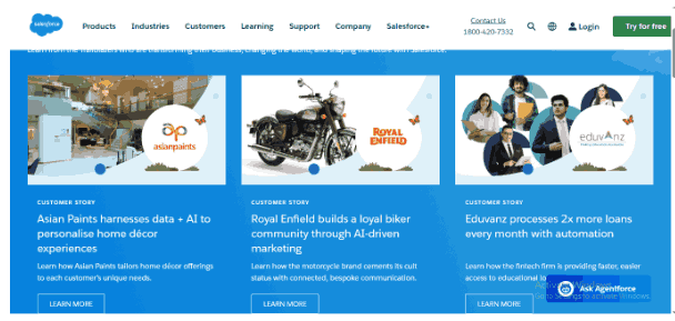text-based testimonial