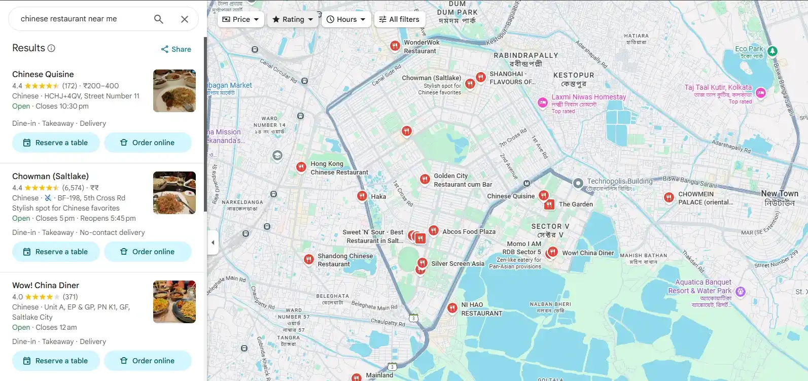 Google My Business profile