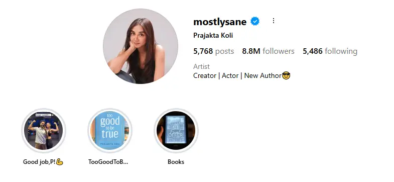 Prajakta Koli famous influencer