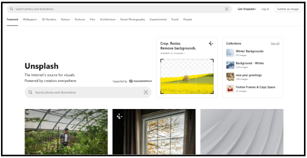 Unsplash image submission