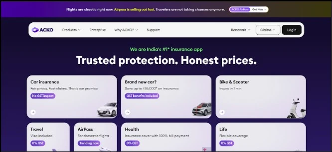 fintech company acko