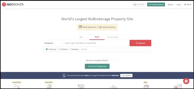 nobroker fintech company