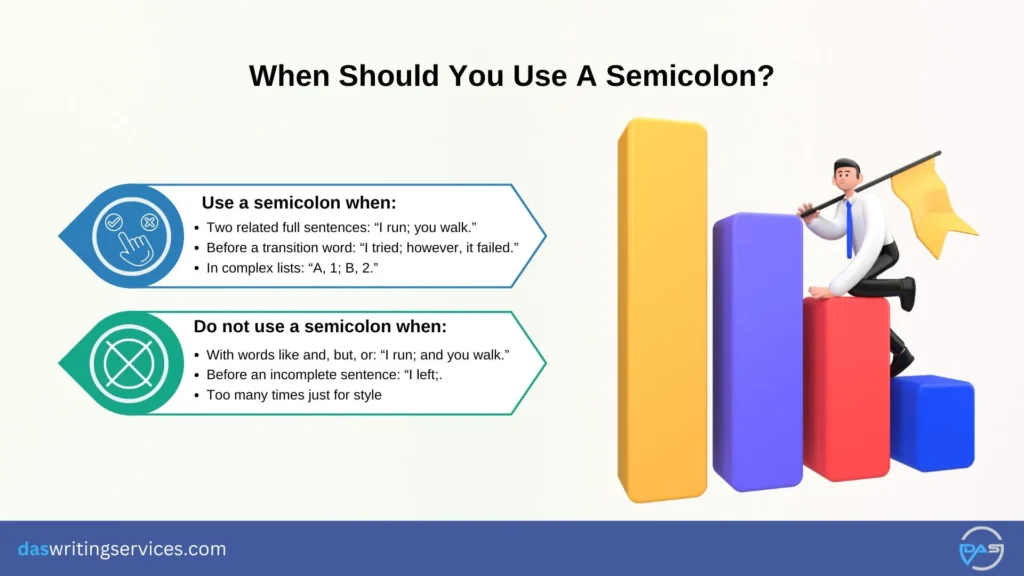 Use A Semicolon